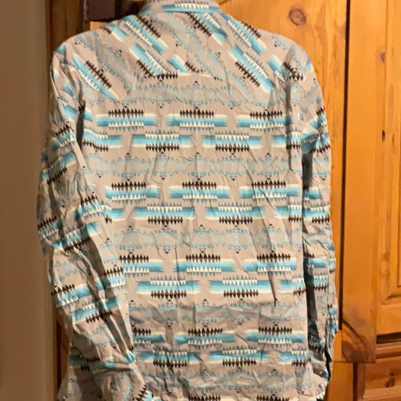 Men’s Rock & Roll Denim Long Sleeve Shirt - Picture 4 of 5